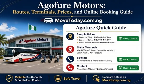 Agofure Motors terminals and prices